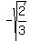 -sqrt%282%2F3%29