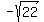 -sqrt%2822%29