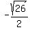 -sqrt%2826%29%2F2