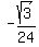 -sqrt%283%29%2F24