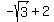 -sqrt%283%29+%2B+2