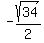 -sqrt%2834%29%2F2