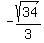 -sqrt%2834%29%2F3