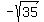 -sqrt%2835%29