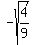 -sqrt%284%2F9%29