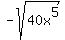 -sqrt%2840x%5E5%29