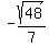 -sqrt%2848%29%2F7