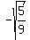 -sqrt%285%2F9%29
