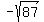 -sqrt%2887%29