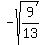 -sqrt%289%2F13%29