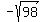 -sqrt%2898%29