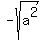 -sqrt%28a%5E2%29