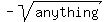 -sqrt%28anything%29