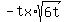 -tx%2Asqrt%286t%29