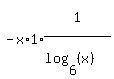 -x%2A1%2Aexpr%281%5E%22%22%2F%28log%286%2C%28x%29%29%29%29