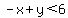 -x%2By%3C6