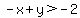 -x%2By%3E-2