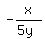 -x%2F%285y%29
