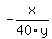 -x%2F40y