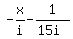 -x%2Fi+-+1%2F%2815i%29