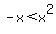 -x%3Cx%5E2