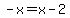 -x=x-2