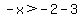 -x%3E-2-3