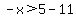 -x%3E5-11