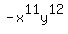 -x%5E11y%5E12