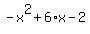 -x%5E2%2B6%2Ax-2