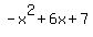 -x%5E2%2B6x%2B7