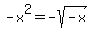 -x%5E2=-sqrt%28-x%29