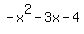 -x%5E2-3x-4