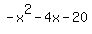 -x%5E2-4x-20
