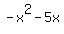 -x%5E2-5x