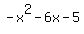 -x%5E2-6x-5
