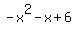 -x%5E2-x%2B6