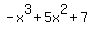 -x%5E3%2B5x%5E2%2B7