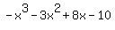 -x%5E3+-+3x%5E2+%2B8x+-10