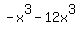 -x%5E3-12x%5E3