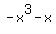 -x%5E3-x