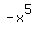 -x%5E5