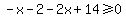 -x-2-2x%2B14%3E=0