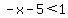 -x-5%3C1