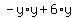 -y%2Ay%2B6%2Ay