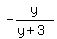 -y%2F%28y%2B3%29+