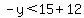 -y%3C15%2B12