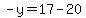 -y=17-20