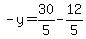 -y=30%2F5-12%2F5
