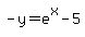 -y=e%5Ex-5